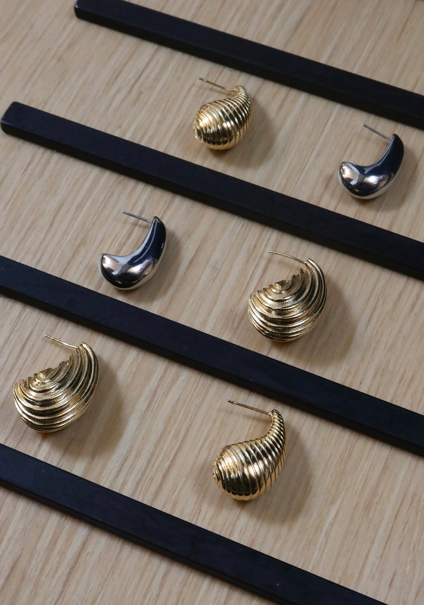 Savile Row Shell Earrings